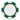 Green/White Ahead Poker Chip with Ball Marker