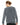 Grey Acid Wash Sponge Fleece Raglan Crewneck Sweatshirt - 3901