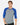 Grey/ True Royal Triblend Three-Quarter Sleeve Baseball Tee - 3200