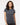 Heather Charcoal Women's Fine Jersey T-Shirt - 4513