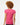 Heather Fuchsia Women's Deluxe Blend V-Neck T-Shirt - 3542
