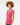 Heather Fuchsia Women's Deluxe Blend V-Neck T-Shirt - 3542