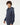 Heather Navy Unisex Zipper Fleece Hoodie - 3331