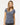 Heather Navy Women's Deluxe Blend V-Neck T-Shirt - 3542