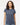 Heather Navy Women's Fine Jersey T-Shirt - 4513