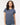 Heather Navy Women's Gold Soft Touch T-Shirt - 4810