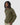 Heather Olive Sponge Fleece Raglan Crewneck Sweatshirt - 3901