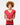 Heather Red Women's Deluxe Blend V-Neck T-Shirt - 3542