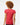 Heather Red Women's Deluxe Blend V-Neck T-Shirt - 3542