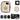 Hudson rPET Leatherette Tech Organizer plain grouped