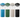 Juno Glass Silicone Sleeve Straw Bottle - 20 oz. plain grouped