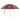KHAKI WITH MAROON 60" Arc Golf Umbrella  grouped