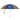 KHAKI WITH NAVY 60" Arc Golf Umbrella  grouped