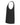Left View of Black Garment-Dyed Heavyweight Tank Top - 9360