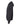 Left View of Black Sponge Fleece Drop Shoulder Hoodie - 3729