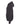 Left View of Black Unisex Zipper Fleece Hoodie - 3331