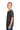 Left View of BlkHthr Jerzees Classics Youth Cotton T-Shirt 363Y plain