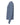 Left View of Blue Jean Garment-Dyed Heavyweight Long Sleeve T-Shirt - 6014