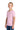 Left View of ClscPink Jerzees Classics Youth Cotton T-Shirt 363Y plain
