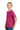 Left View of CyberPink Jerzees Classics Youth Cotton T-Shirt 363Y plain