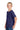 Left View of DeepPurple Jerzees Classics Youth Cotton T-Shirt 363Y plain