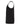 Left View of Fine Black Tank Top - 4505