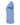 Left View of Heather Blue Women's Deluxe Blend V-Neck T-Shirt - 3542
