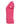 Left View of Heather Fuchsia Women's Deluxe Blend V-Neck T-Shirt - 3542