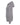 Left View of Heather Grey Unisex Zipper Fleece Hoodie - 3331