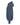 Left View of Heather Navy Unisex Pullover Hoodie - 3320