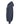 Left View of Heather Navy Unisex Zipper Fleece Hoodie - 3331