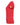 Left View of Heather Red Women's Deluxe Blend V-Neck T-Shirt - 3542