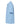 Left View of Light Blue Ring-Spun Piqué Polo - 7002