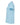 Left View of Light Blue Women's Ringspun Pique Polo - 7600
