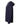 Left View of Midnight Navy/ White Men's Team Vanish Hooded Long Sleeve T-Shirt - 6014164