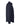 Left View of Navy Melange Men's CrownLux Performance® Spencer Poplin Dress Shirt - DG505