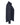 Left View of Navy Melange Women's CrownLux Performance® Spencer Poplin Dress Shirt - DG505W
