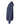 Left View of Navy Sponge Fleece Drop Shoulder Hoodie - 3729