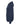 Left View of Navy Unisex Zipper Fleece Hoodie - 3331