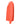 Left View of Neon Red Orange Garment-Dyed Heavyweight Long Sleeve T-Shirt - 6014
