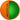 Left View of Orange Srixon Soft Feel BRITE Golf Balls - 3 Pack
