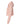 Left View of Peach Women's Crop Fleece Hoodie - 7502