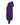 Left View of Purple Unisex Pullover Hoodie - 3320