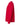 Left View of Red Heavyweight Long Sleeve T-Shirt - 7211
