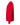 Left View of Red Unisex Crewneck Fleece - 3340