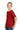 Left View of TrueRed Jerzees Classics Youth Cotton T-Shirt 363Y plain