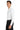 Left View of White Port Authority Dry Zone UV Micro-Mesh Long Sleeve Polo K110LS plain