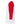 Left View of White/ Red Raglan Three-Quarter Sleeve Baseball T-Shirt - 5540