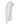 Left View of White Sponge Fleece Full-Zip Hoodie - 3739