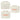 Light Beige Steward Soft Leatherette Toiletry Bag